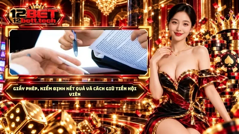 Giấy phép, kiểm định kết quả và cách giữ tiền hội viên