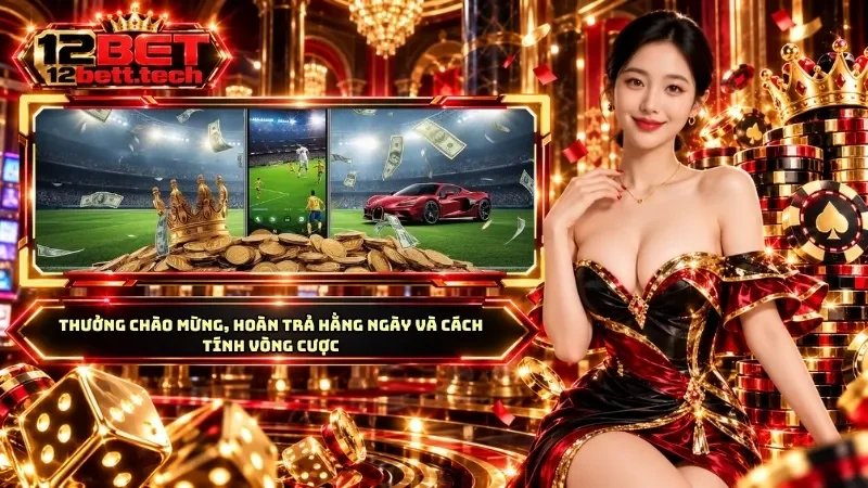 Thưởng chào mừng, hoàn trả hằng ngày và cách tính vòng cược